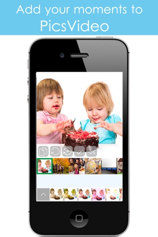 PicsVideo Slideshow of photos, text and music and post to Instagram screenshot 2