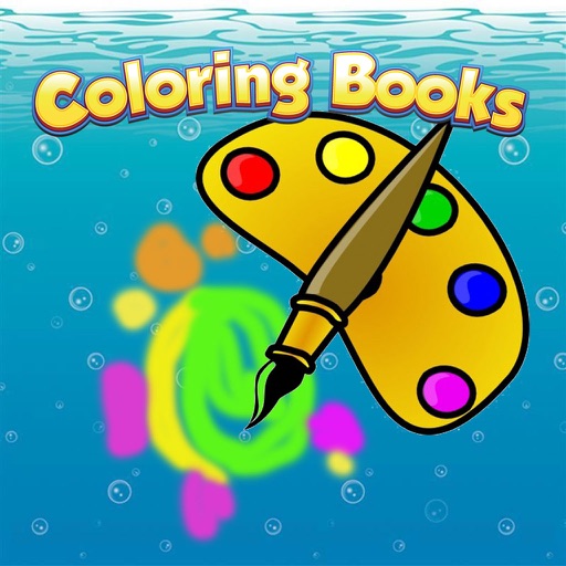 Coloring Books Kid Games For Bubble Guppie Version icon