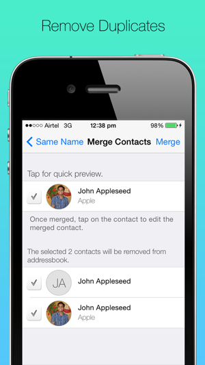 Merge Contacts - Remove Duplicates(圖3)-速報App