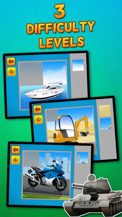 Kids & Play Cars, Trucks, Emergency & Construction Vehicles Puzzles – Free