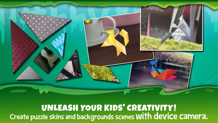 Kids Learning Puzzles: Halloween - Tangram Building Blocks Make Your Brain Pop