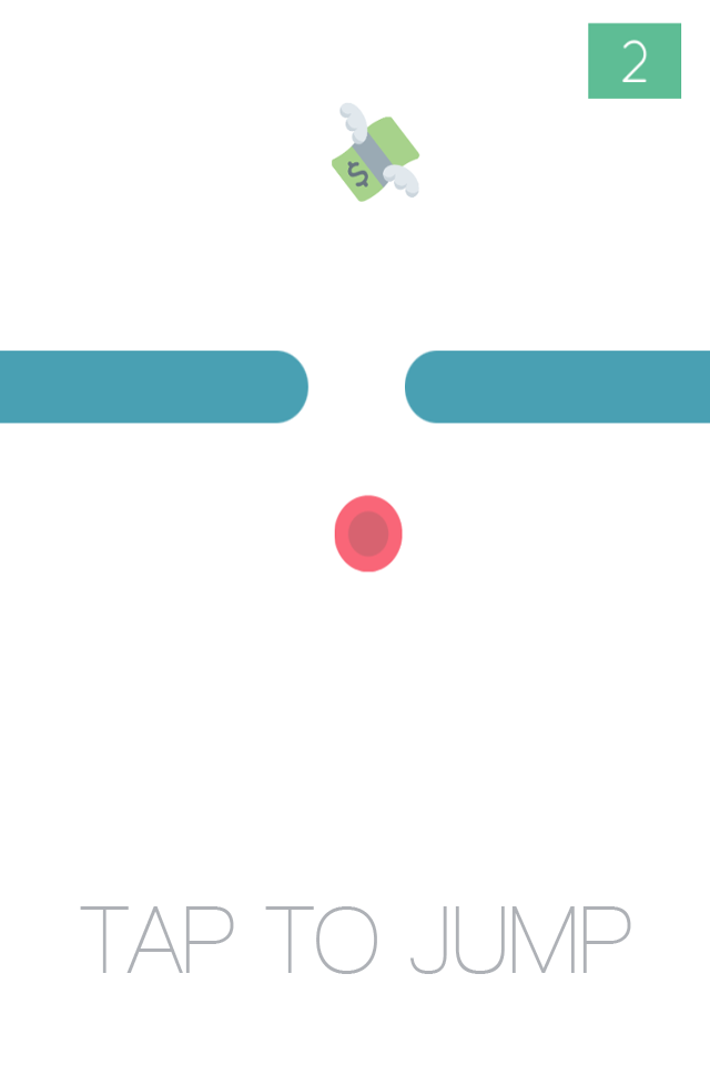 Bouncing Ball UP - Red Dot Dodge Dash