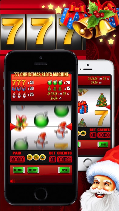 777 CHRISTMAS SLOTS MACHINE - MEGA HOLIDAY FUN CASINO GAME (FREE) 1.0 IOS CASINO 777 CHRISTMAS SLOTS MACHINE - MEGA HOLIDAY FUN CASINO GAME (FREE) 1.0 IOS