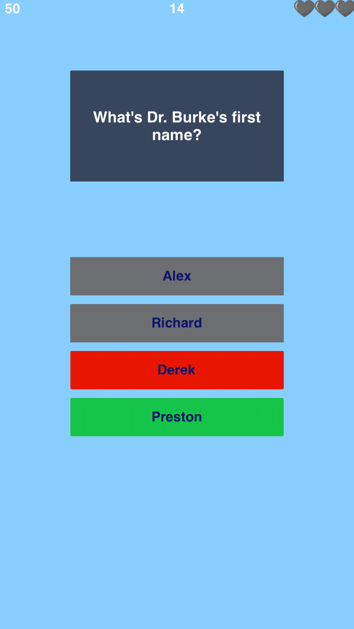 Quiz for Greys Anatomy - Trivia for the TV show fans