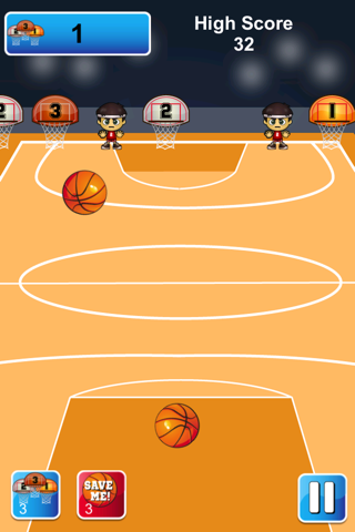 Basketball - 3 Point Hoops screenshot 2