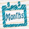 Months and calendar Learning for kids using flashcards and sounds