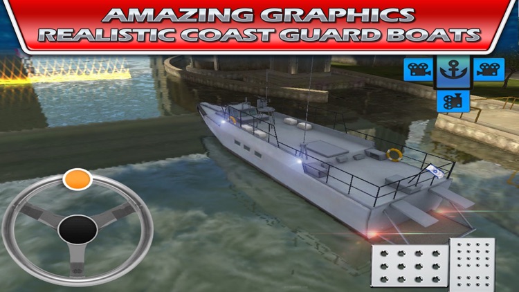 911 Police Boat Parking : Ship Driving School screenshot-3