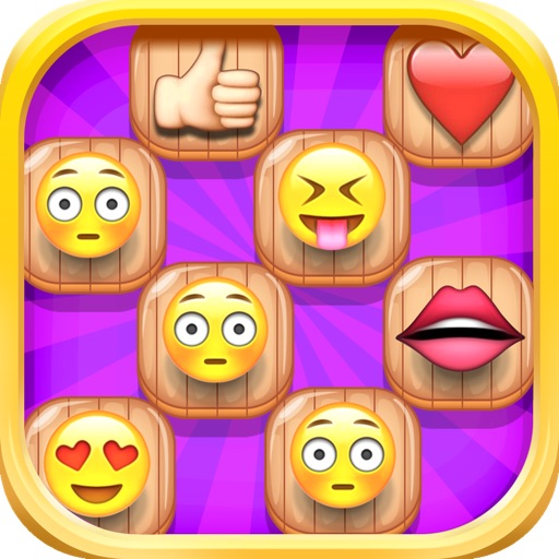 Emoji Bubble Pop - Cute Emoticon Art Tap Matching Game Icon