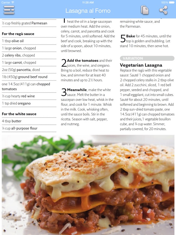 Easy Cookbook - Main and Side Dishes for iPad screenshot-3