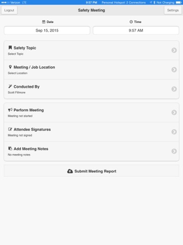 Screenshot #4 pour Safety Meeting