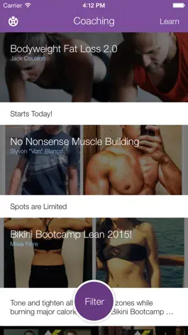 Game screenshot Fitocracy for Pebble - Workout coach with automated exercise tracking mod apk