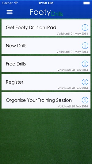 Footy Drills