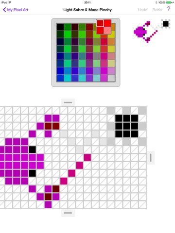 BigPixel — Draw pixel art and sprites for games and fun screenshot 3