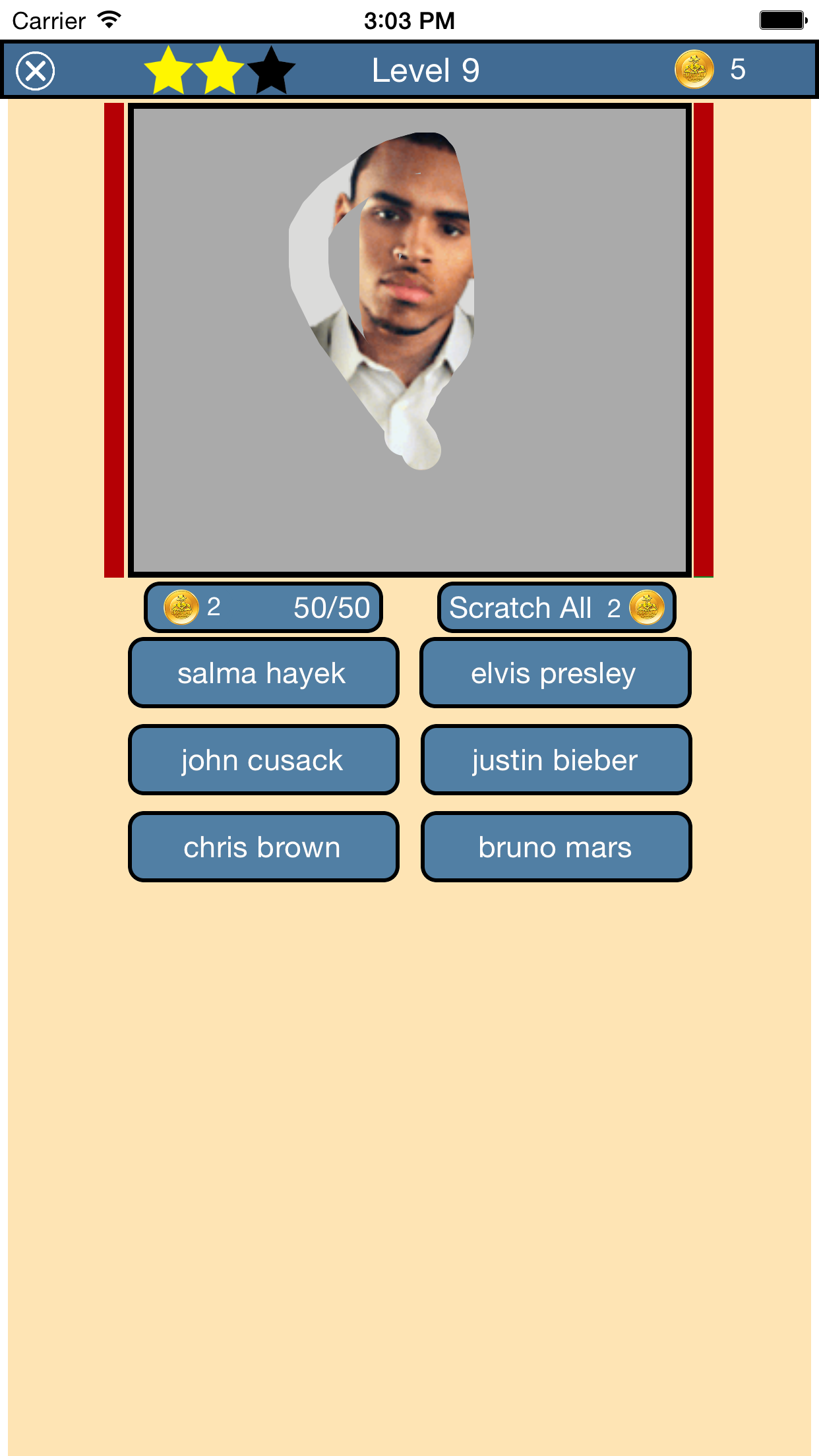 Scratch That Celebrity Quiz
