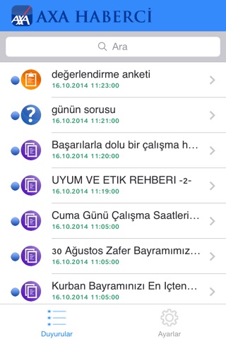 AXA Haberci screenshot 2