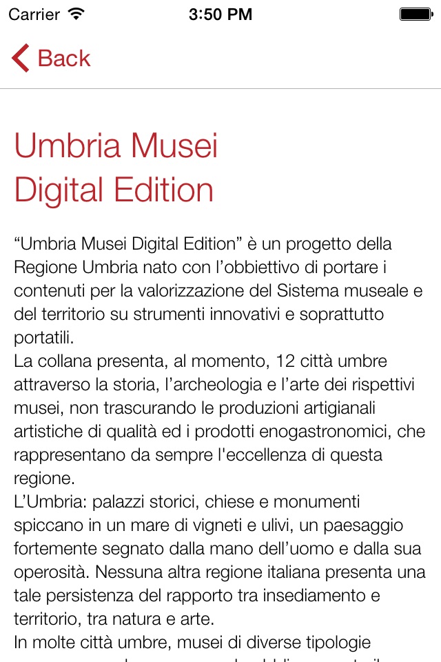 Guida Musei - Umbria Musei Digital Edition screenshot 2