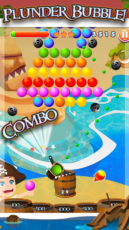 Bubble Land Pirates: Junior King Treasure Shooter Pro screenshot-4