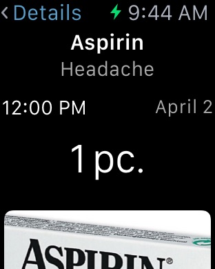 Apple Watch screenshot