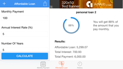 Screenshot #3 pour Loans Calculator and Manager