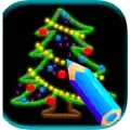 Doodle Draw Coloring Book Pad - fun color  paint on drawing Christmas game for kids (boys  girls)