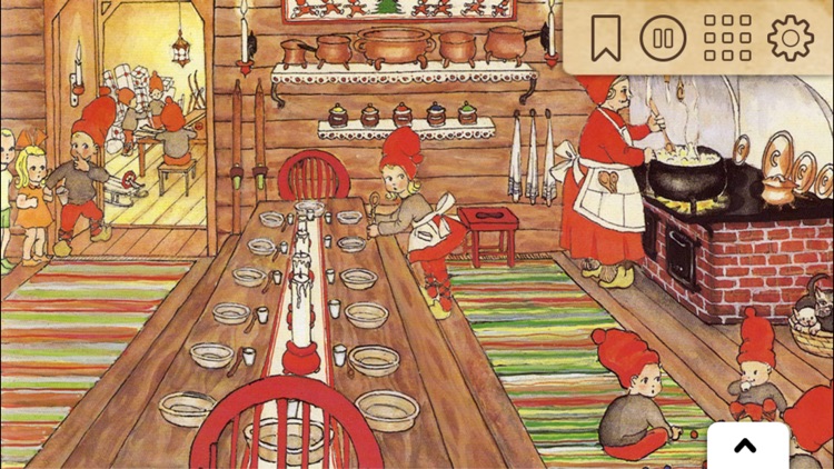 Big Brother and Little Sister Visiting Santa Claus and the Elves on Christmas Eve screenshot-0