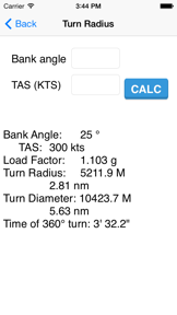 Calculator for Flight screenshot