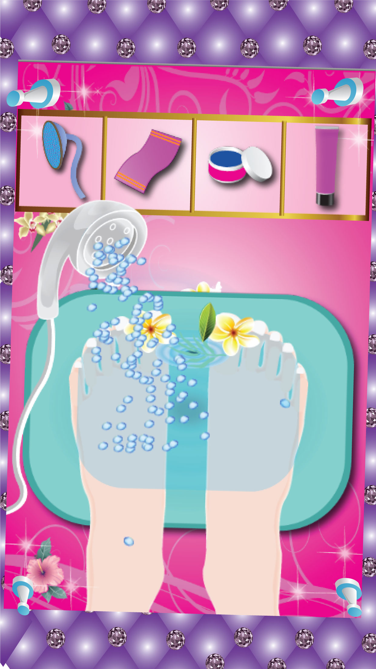 Princess Manicure & Pedicure - Nail art design and dress up salon game screenshot 4