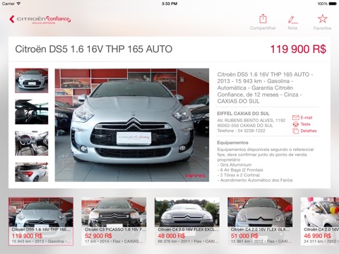 Ocasiões Citroën Confiance Brasil HD screenshot 4