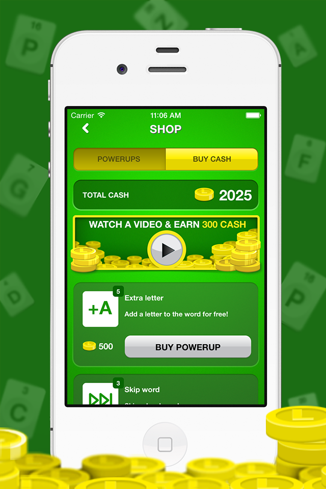 Lettercash - Puzzle with letters and numbers