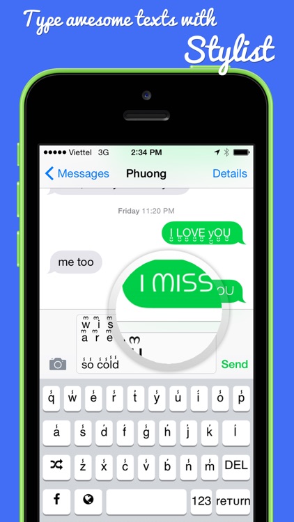Stylist Fonts Keyboard screenshot-0