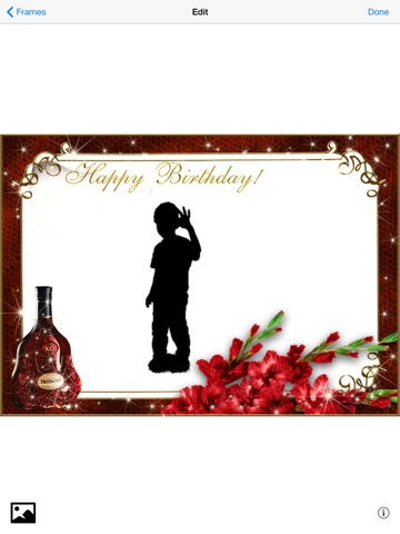 New Birthday Frame iPad screenshot 4 - Photo & Video app