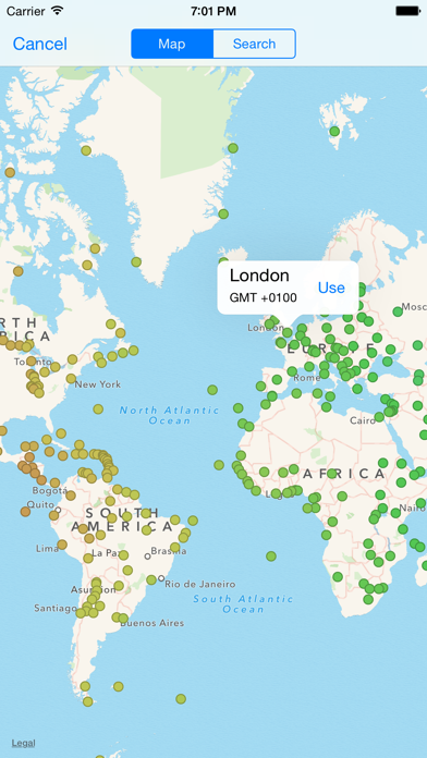 Screenshot #3 pour Clocks - A World Time Calculator