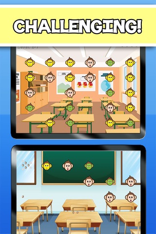 Monkey School Mania - Fun Chain Reaction Puzzle Pop Game Free For Kids screenshot 2