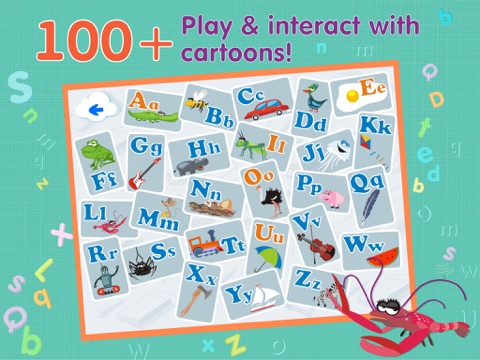 ABCs alphabet phonics games for kids based on Montessori learining approachのおすすめ画像1