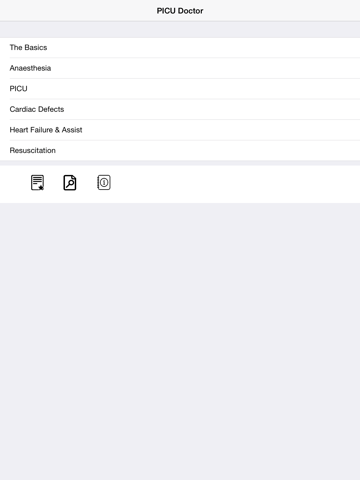 PICU Doctor iPad screenshot 1 - Medical app