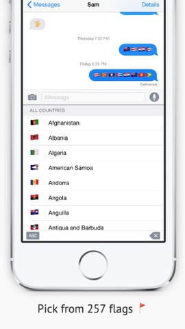 Flags • the world's emoji keyboardのおすすめ画像2