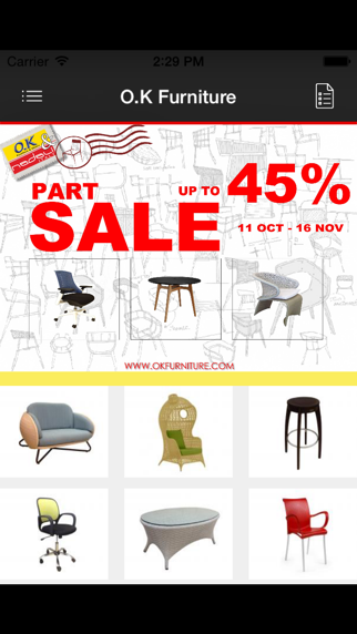 Screenshot #1 pour O.K Furniture & Chairs
