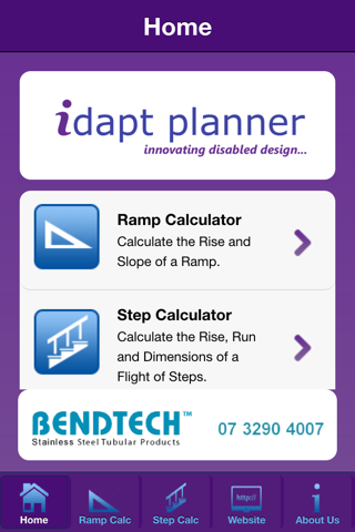 Idapt Ramp & Step Calculator screenshot 2