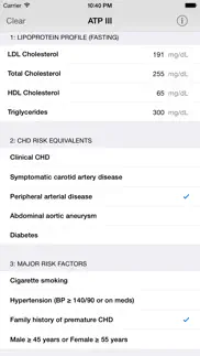 atp3 lipids cholesterol management iphone screenshot 1