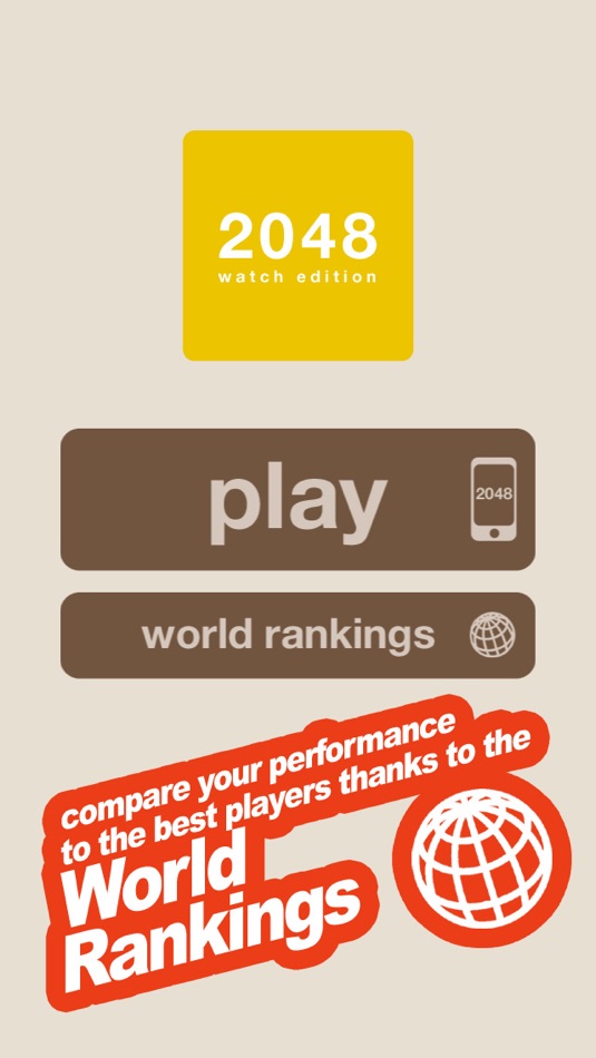 #3. 2048 - Watch Edition (iOS) 由: Alexandre Minard