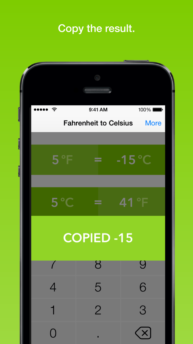 Fahrenheit a Celsius el más rápido convertidor de temperatura