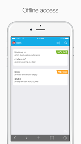 Latin – English Dictionary screenshot