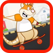 ‎Rat on Skateboard jump Games - 经典儿童游戏