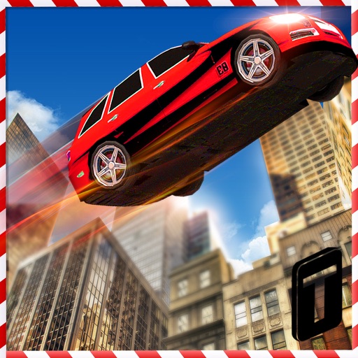 Crazy Car Roof Jumping 3D Icon