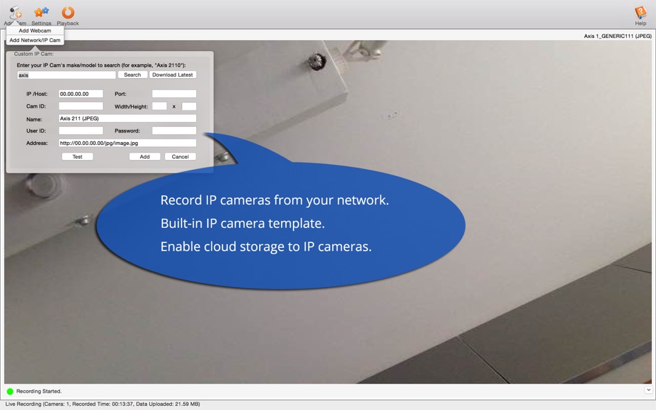 #5. DVR.Webcam (macOS) 由: Senstic