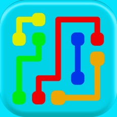 Activities of Colorful lines - draw the puzzle and connect the dot for bridge and brain logic