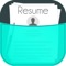 "The only resume app that lets you use OCR to copy all text from your paper resume and quickly import all your data to a better design resume