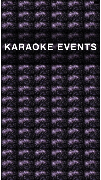 KARAOKE EVENTS