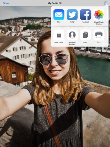 Selfie Camera Free iPad screenshot 5 - Photo & Video app