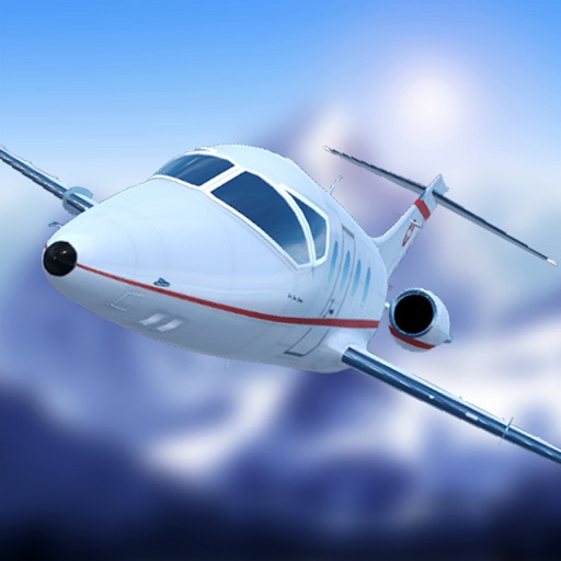 Airplane Fly the Swiss Alps Flight Simulator Icon